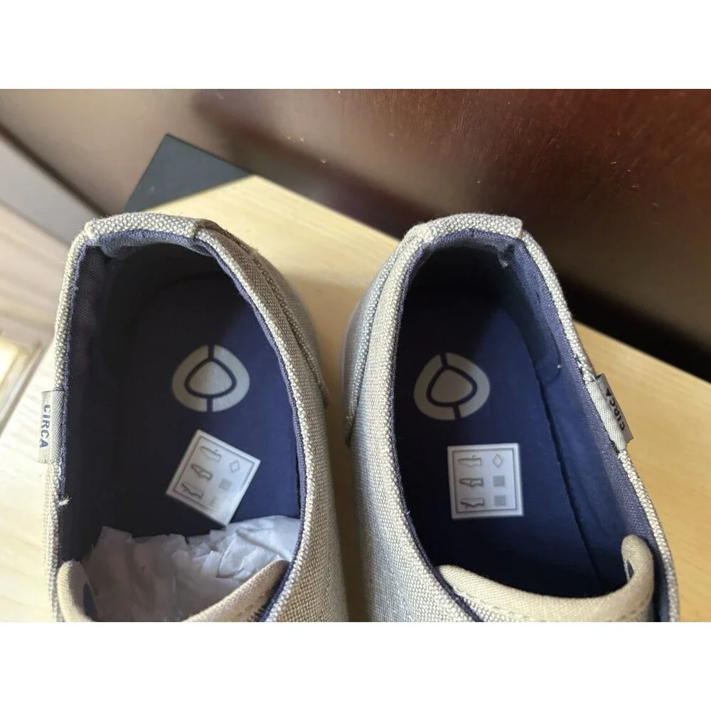 New NIB C1rca Drifter Gray Washed / White Skateboard Shoes Mens Sz 9 Women 10.5